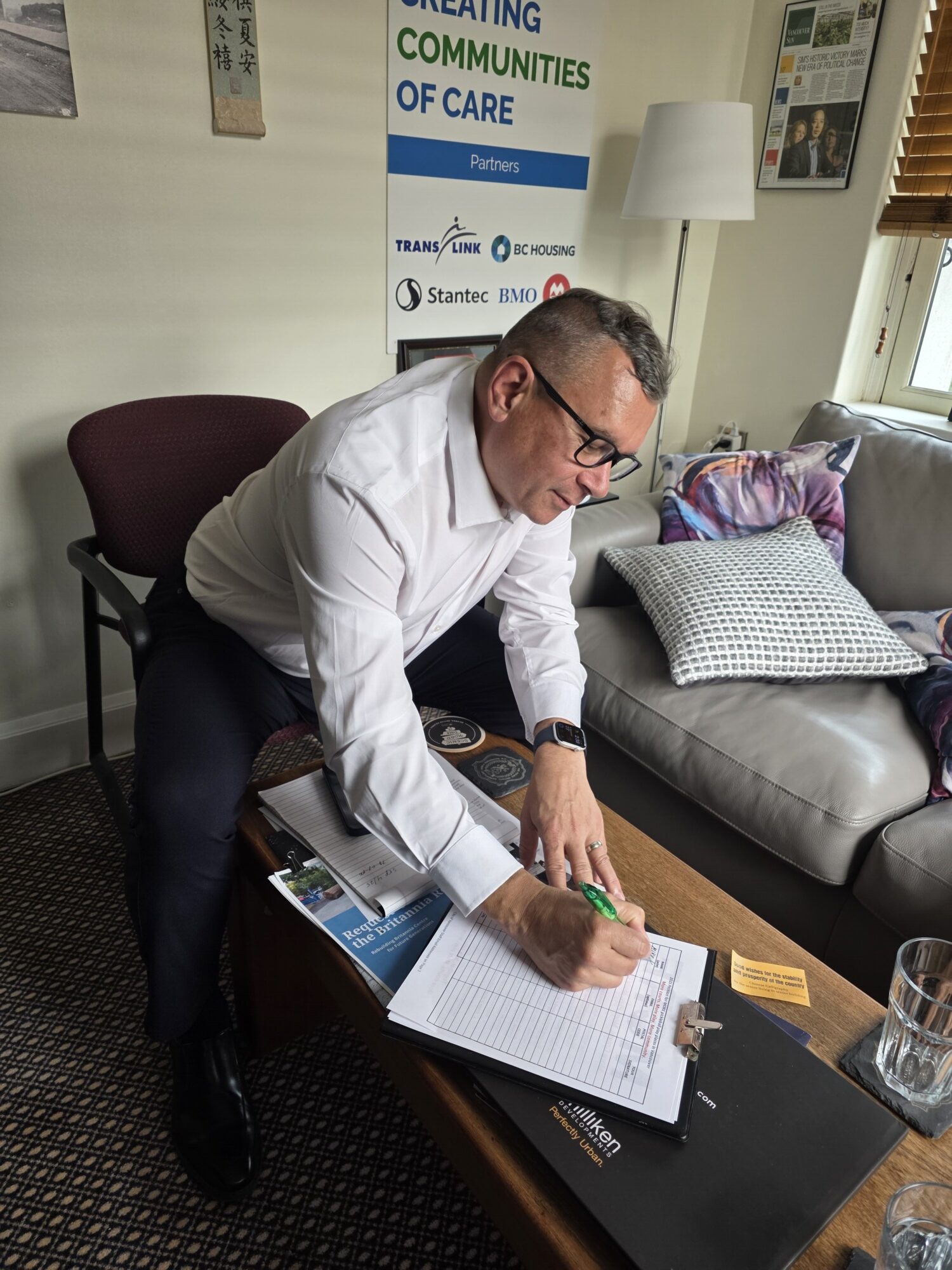 Signing the Petition for More Pickleball in Vancouver